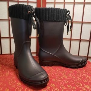 Charter Club Women's Camylla Rain Boots Black Size 8